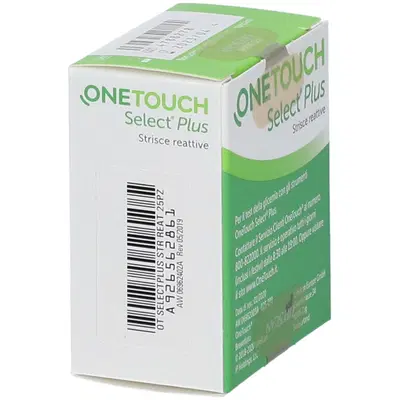 STRISCE MISURAZIONE GLICEMIA ONETOUCH SELECT PLUS 25 STRISCE STRISCE MISURAZIONE GLICEMIA ONETOUCH SELECT PLUS 25 STRISCE