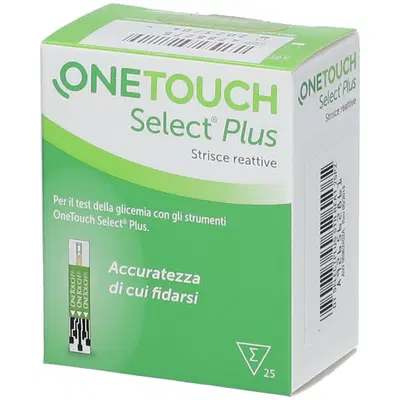 STRISCE MISURAZIONE GLICEMIA ONETOUCH SELECT PLUS 25 STRISCE STRISCE MISURAZIONE GLICEMIA ONETOUCH SELECT PLUS 25 STRISCE