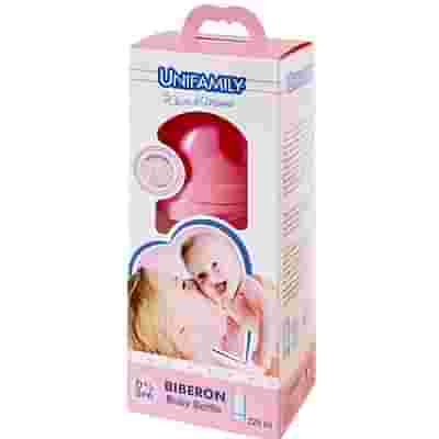 UNIFAMILY BIBERON 225 ML SILICONE 1 FORO GIRL