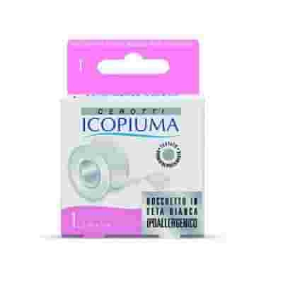 ICOPIUMA CEROTTO IN ROCCHETTO SETA BIANCO IPOALLERGENICO 2,5 CM X 5 M