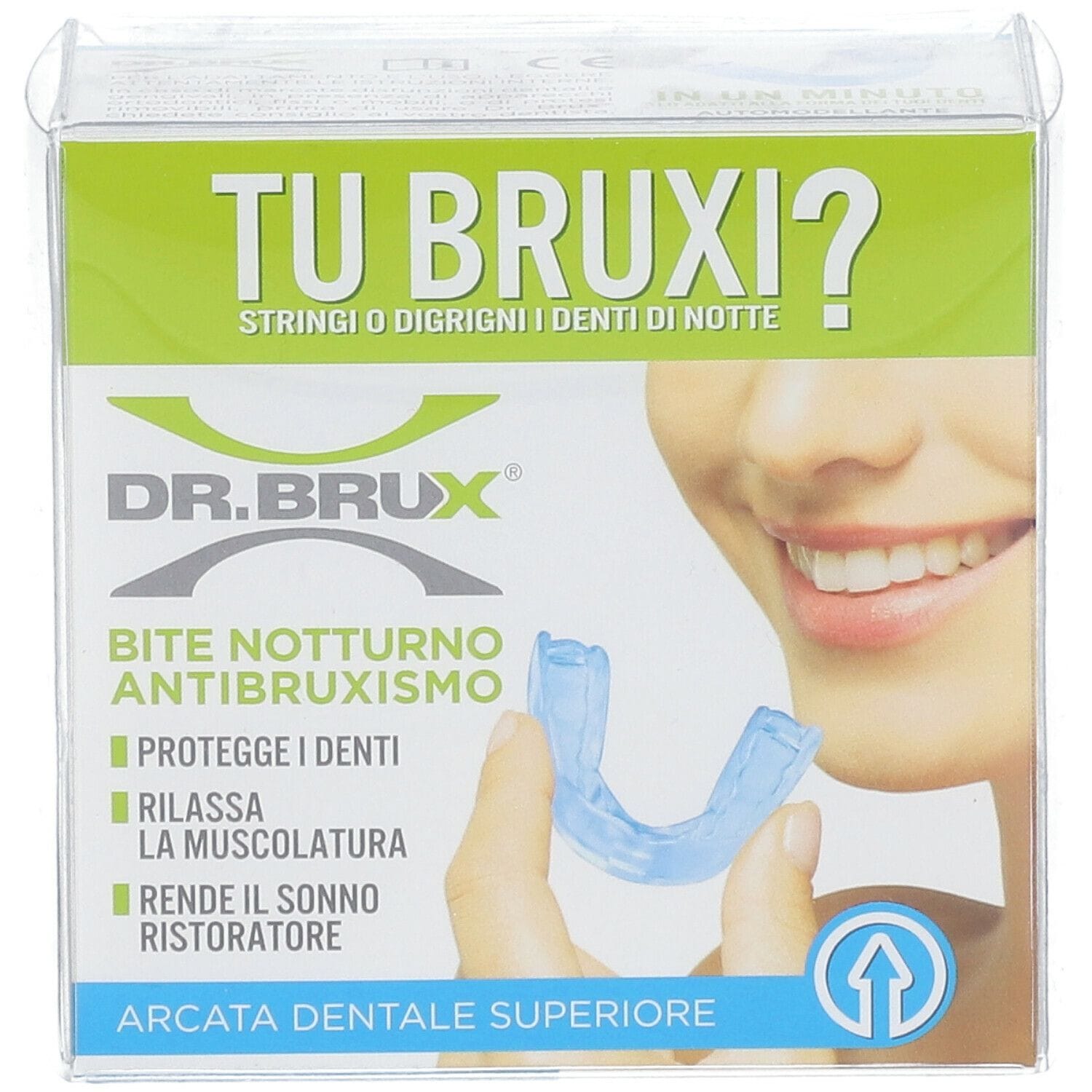 DR BRUX BITE NOTTE SUP TRASPARENTE