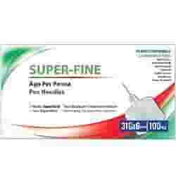AGO PER PENNA DA INSULINA SUPER-FINE GAUGE 31 6MM 100 PEZZI