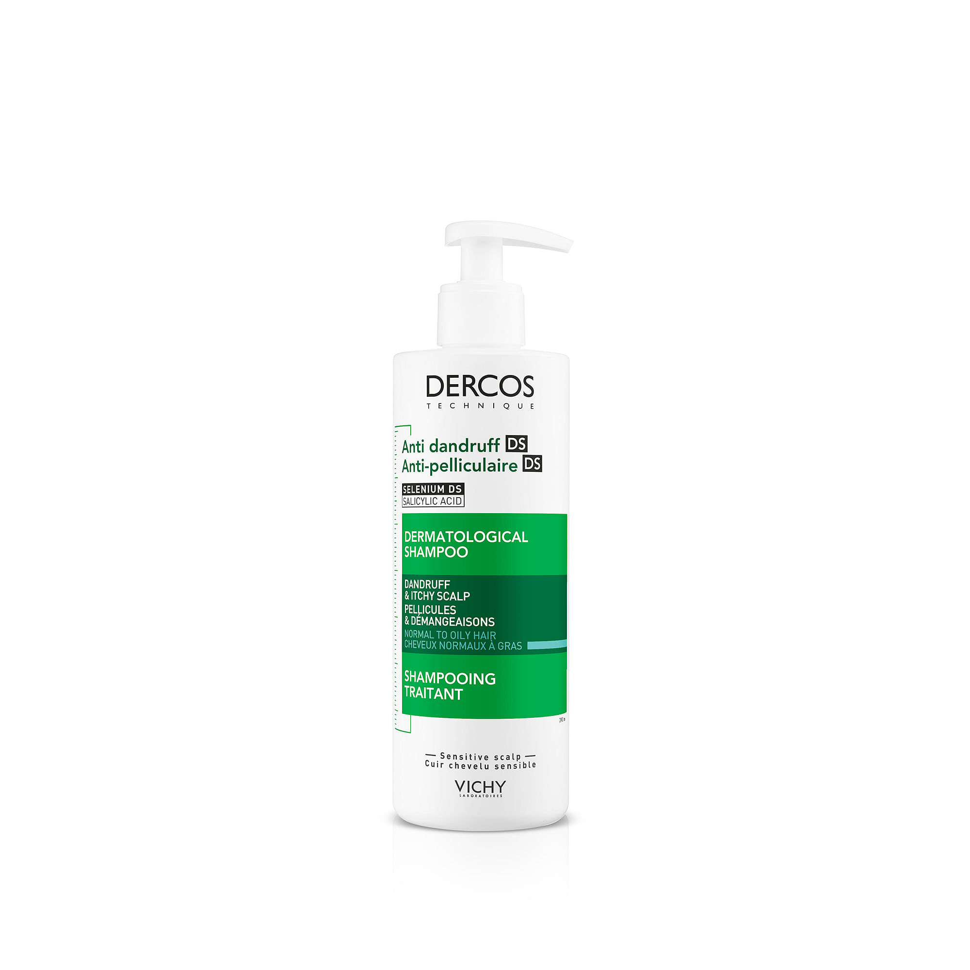 Dercos Shampo Antiforfora Grassi 390 Ml