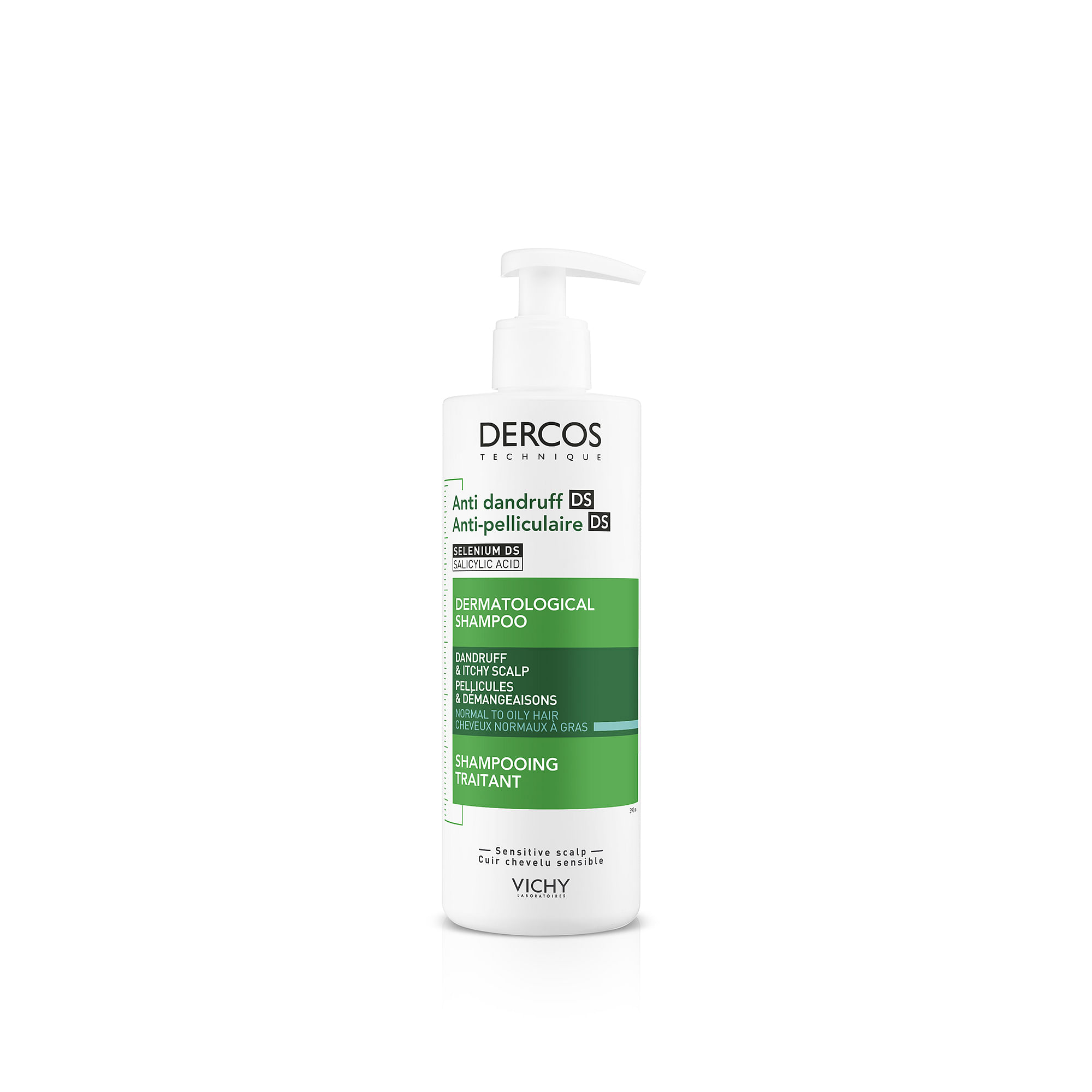 Dercos Shampo Antiforfora Grassi 390 Ml