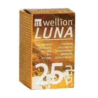 WELLION LUNA 25 STRIPS STRISCE PER MISURAZIONE GLICEMIA