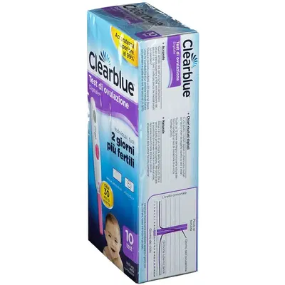 TEST DI OVULAZIONE CLEARBLUE DIGITALE 10 PEZZI TEST DI OVULAZIONE CLEARBLUE DIGITALE 10 PEZZI