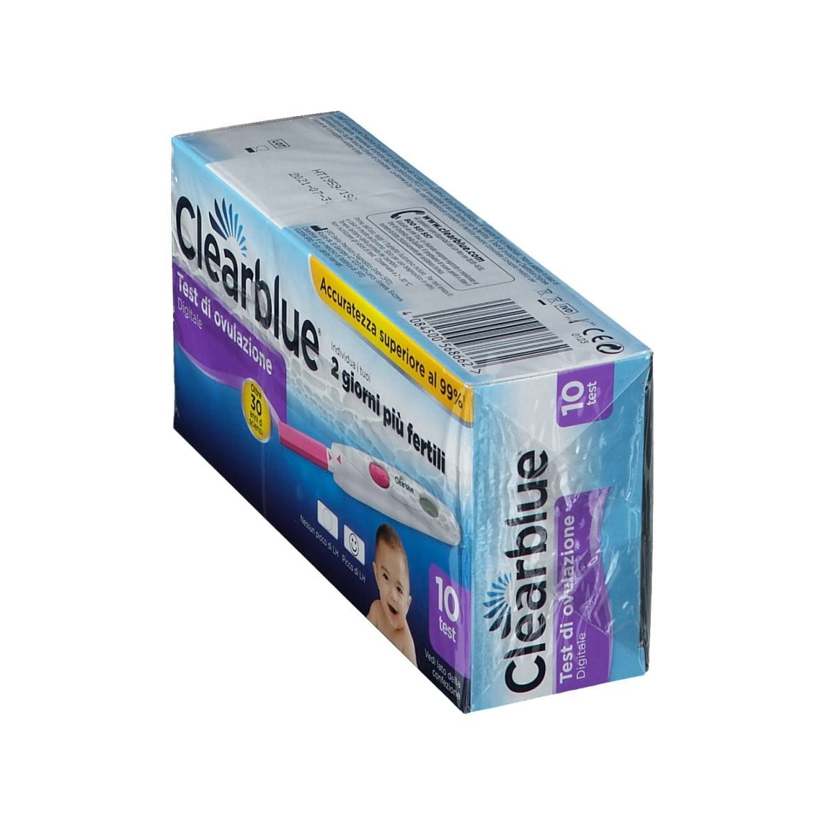 TEST DI OVULAZIONE CLEARBLUE DIGITALE 10 PEZZI