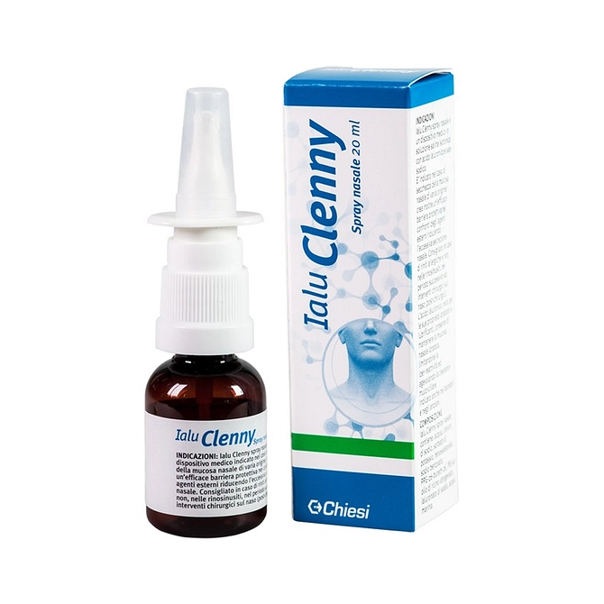 Ialu Clenny Spray Nasale Soluzione Salina Isotonica Con Acido Ialuronico E Sale Sodico 20 Ml