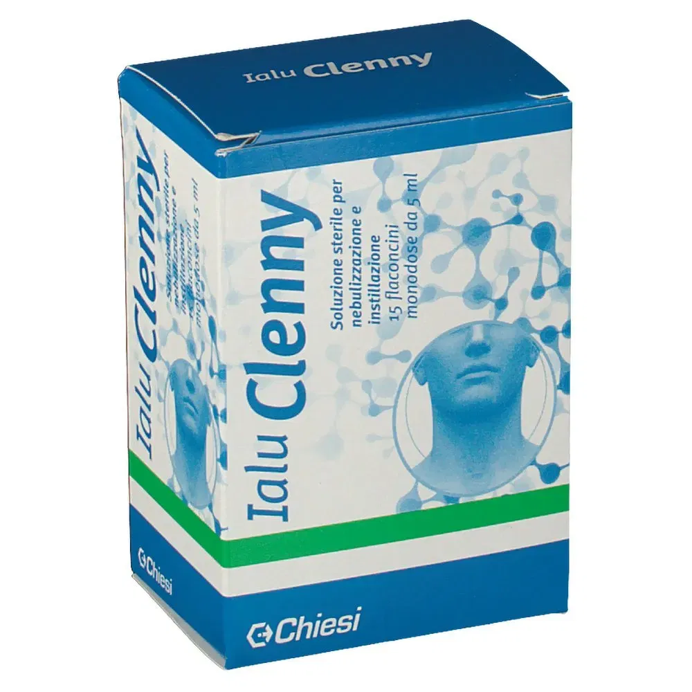 IALU CLENNY 15 FLACONCINI 5 ML SOLUZIONE STERILE PER NEBULIZZAZIONE E INSTILLAZIONE CON ACIDO IALURONICO