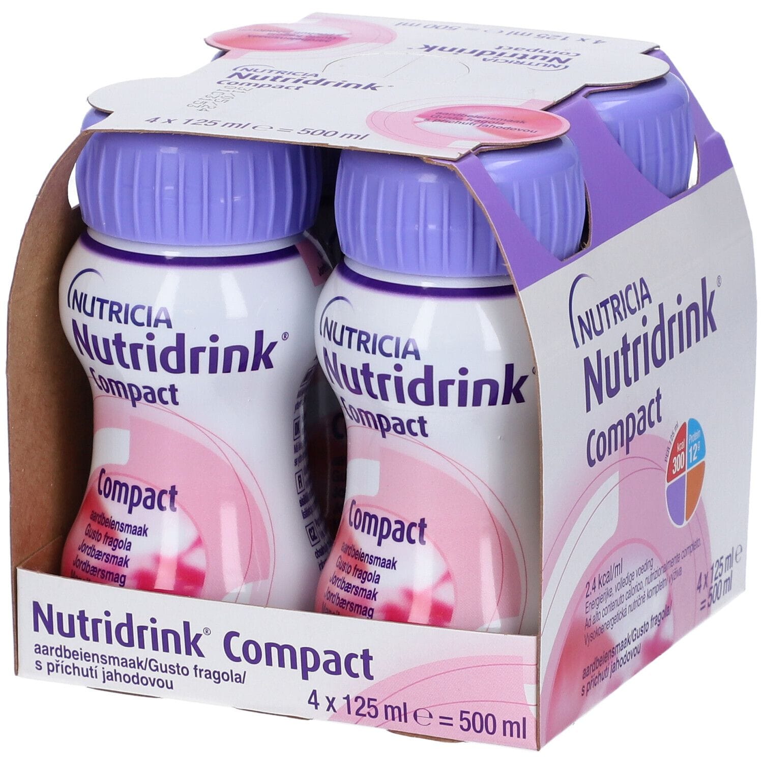 NUTRIDRINK COMPACT FRAGOLA 4X125 ML