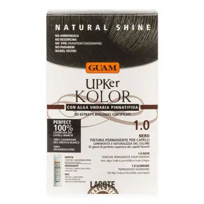 GUAM UPKER KOLOR TINTA CAPELLI 1,0 NERO CON ALGA UNDARIA PINNATIFIDA GUAM UPKER KOLOR TINTA CAPELLI 1,0 NERO CON ALGA UNDARIA PINNATIFIDA