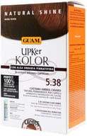 GUAM UPKER KOLOR TINTA CAPELLI 5,38 CASTANO AMBRA CHIARO CON ALGA UNDARIA PINNATIFIDA