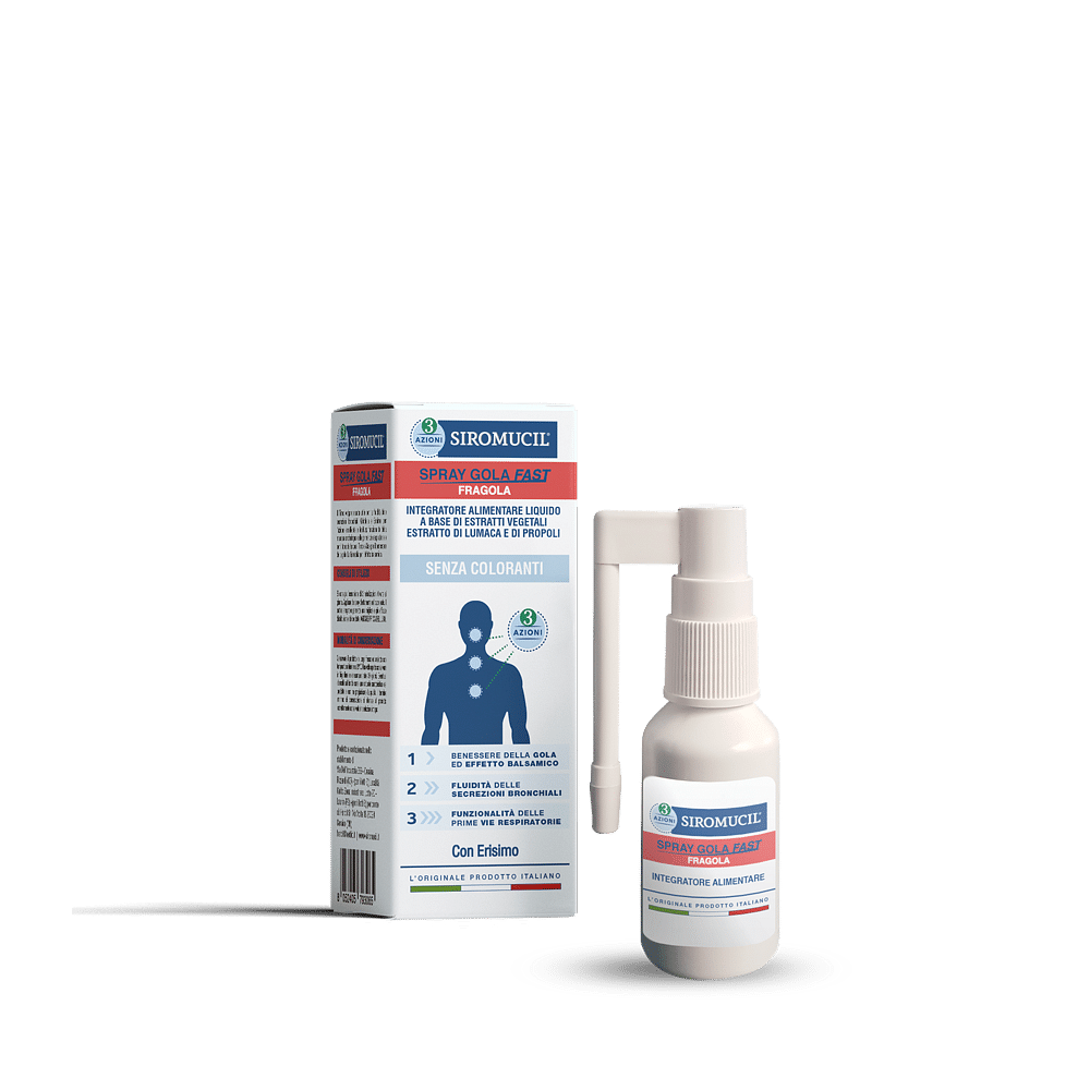 Siromucil 3 Azioni Spray Gola Fast 15 Ml