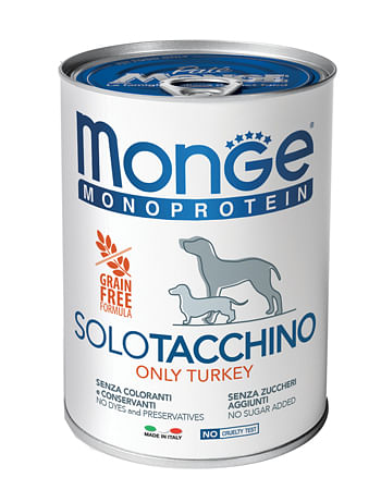 Monge Monoproteico 100% Tacchino 400 G