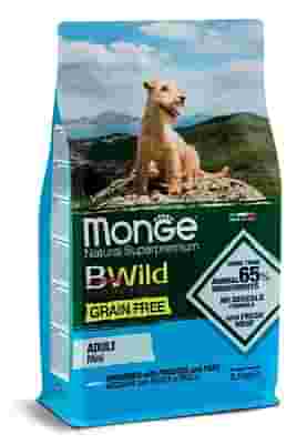 MONGE GRAIN FREE NATURAL SUPERPREMIUM SECCO CANE MINI ACCIUGHE PATATE PISELLI (DAL 15/12) 2,5 KG
