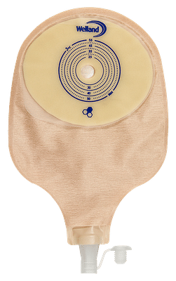 SACCA PER UROSTOMIA OPACA RITAGLIABILE AURUM URO CON MIELE DI MANUKA DIAMETRO 13-55 MM 10 PEZZI