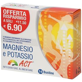 Magnesio E Potassio Act 14 Bustine