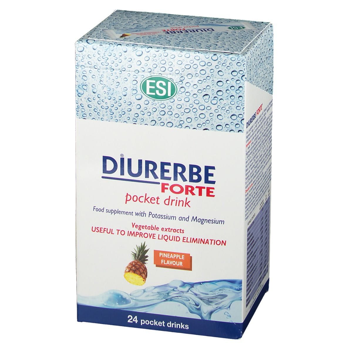ESI DIURERBE FORTE DRENANTE ANANAS 24 POCKET DRINK DA 20 ML