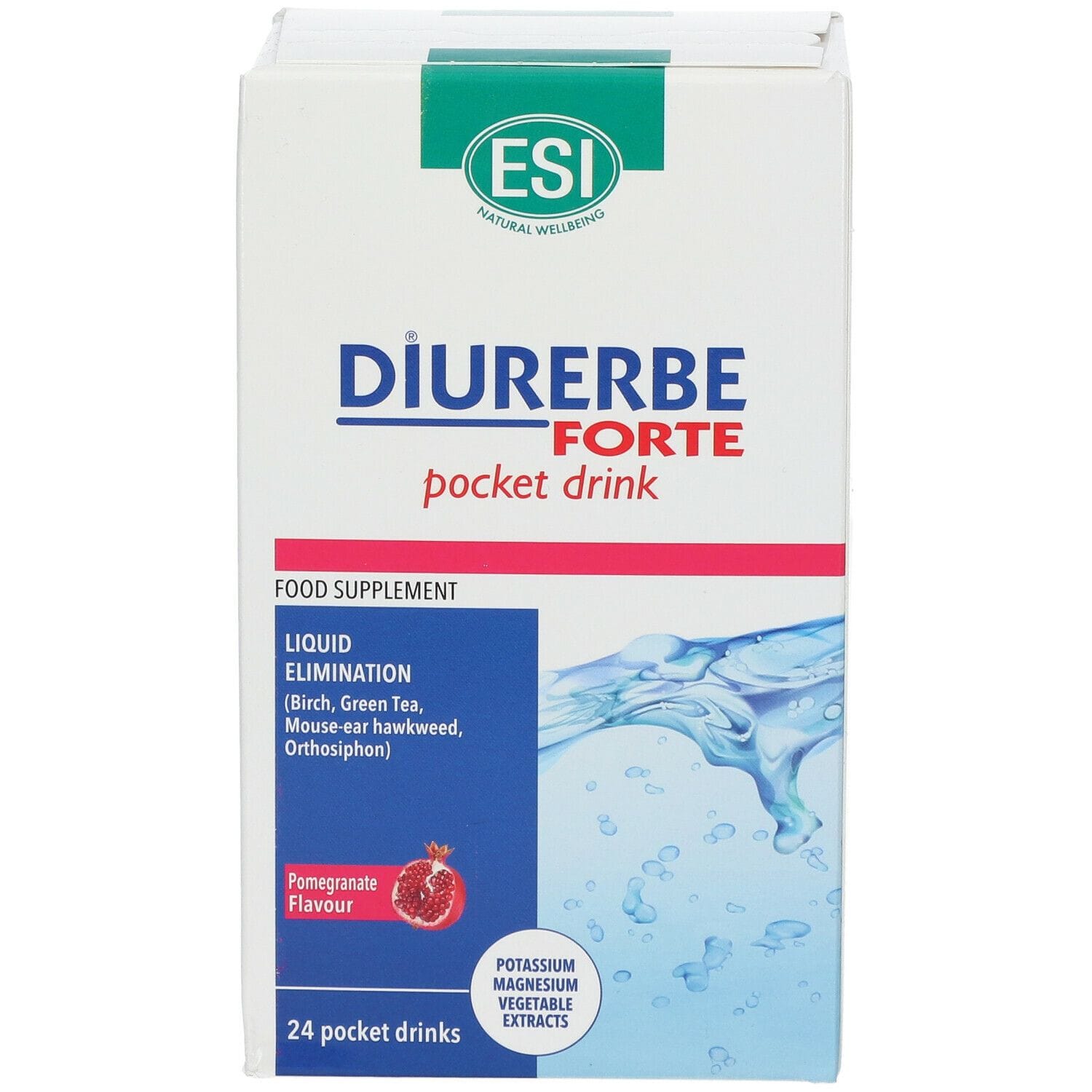 ESI DIURERBE FORTE POCKET DRINK MELOGRANO 24 X 20 ML
