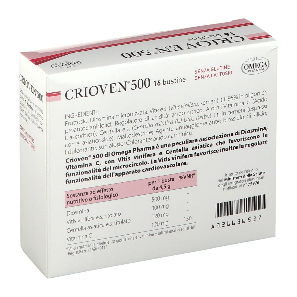 CRIOVEN 500 16 BUSTINE