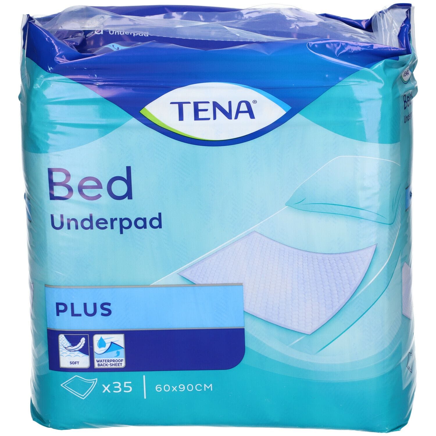 TRAVERSA PER INCONTINENZA TENA BED PLUS NON RIMBOCCABILE 60X90CM 35 PEZZI