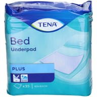 TRAVERSA PER INCONTINENZA TENA BED PLUS NON RIMBOCCABILE 60X90CM 35 PEZZI