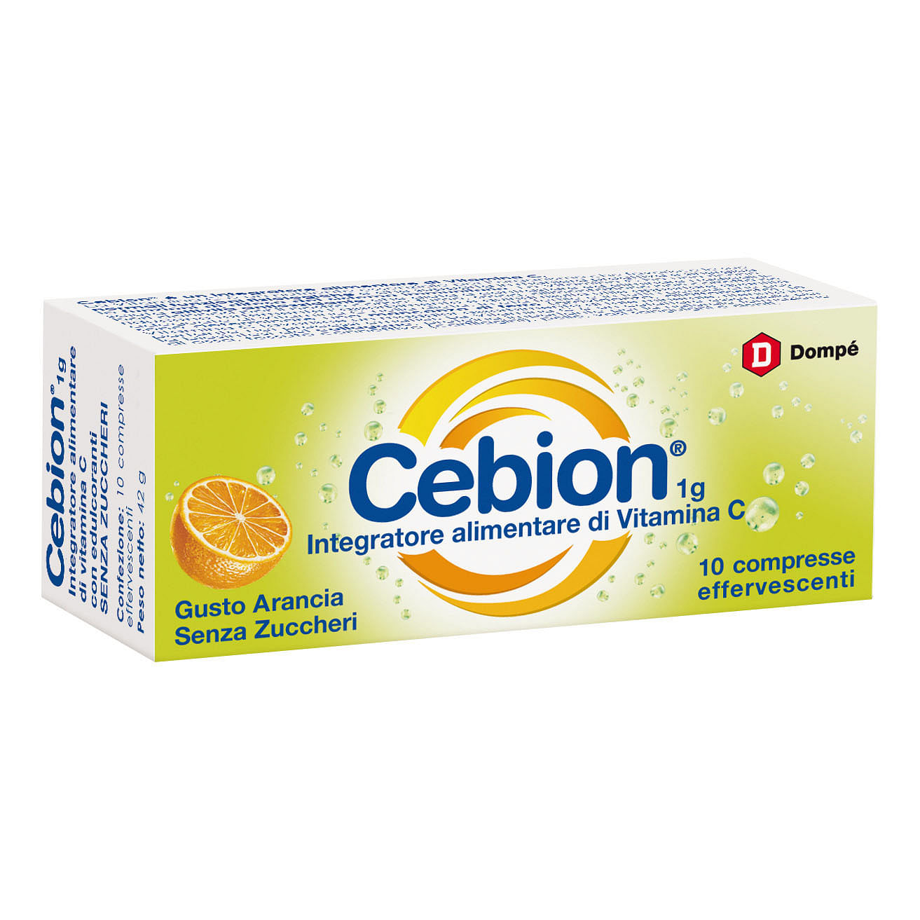 Cebion Effervescente Vit C Senza Zucchero 10 Compresse