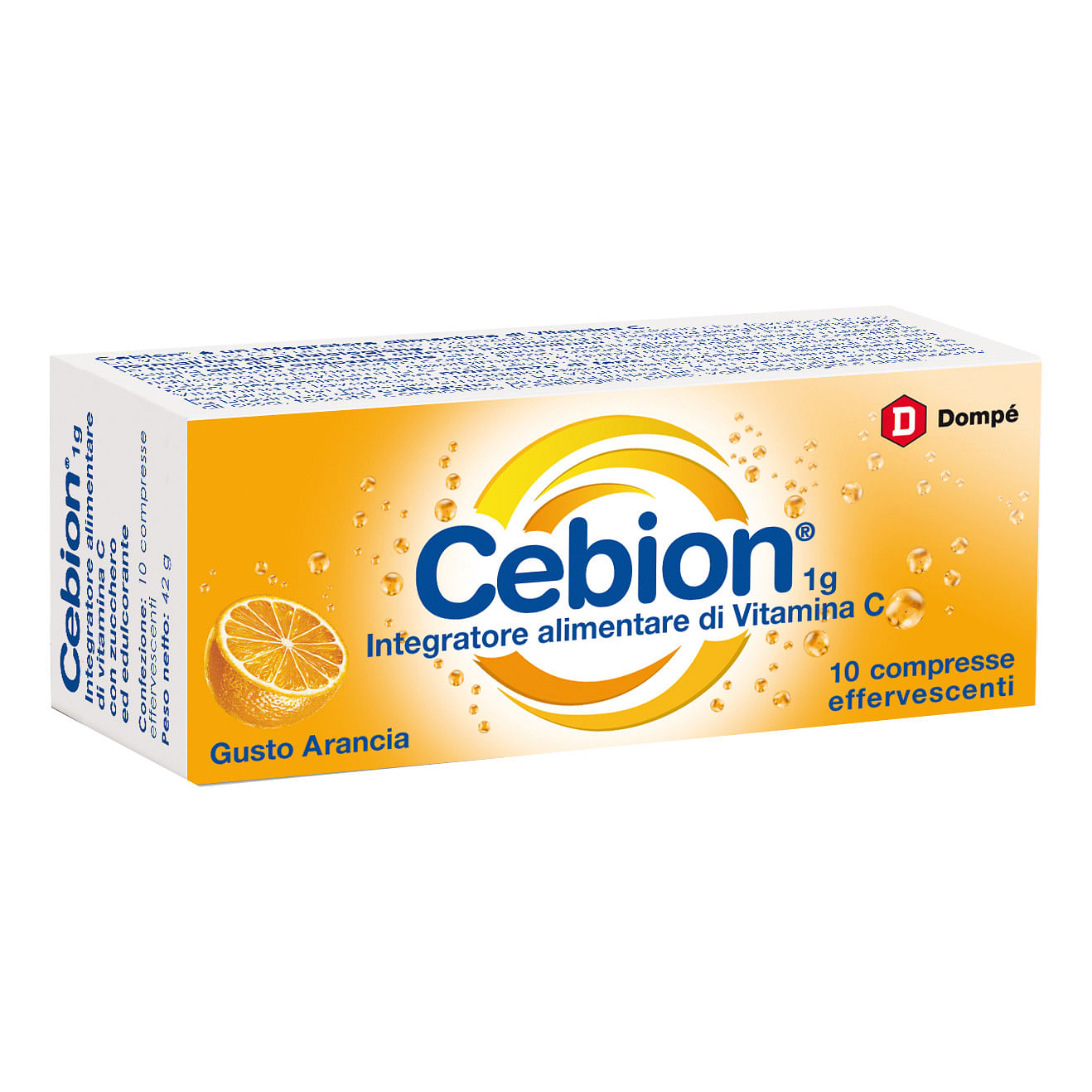 Cebion Effervescenti Vitamina C Arancia 10 Compresse