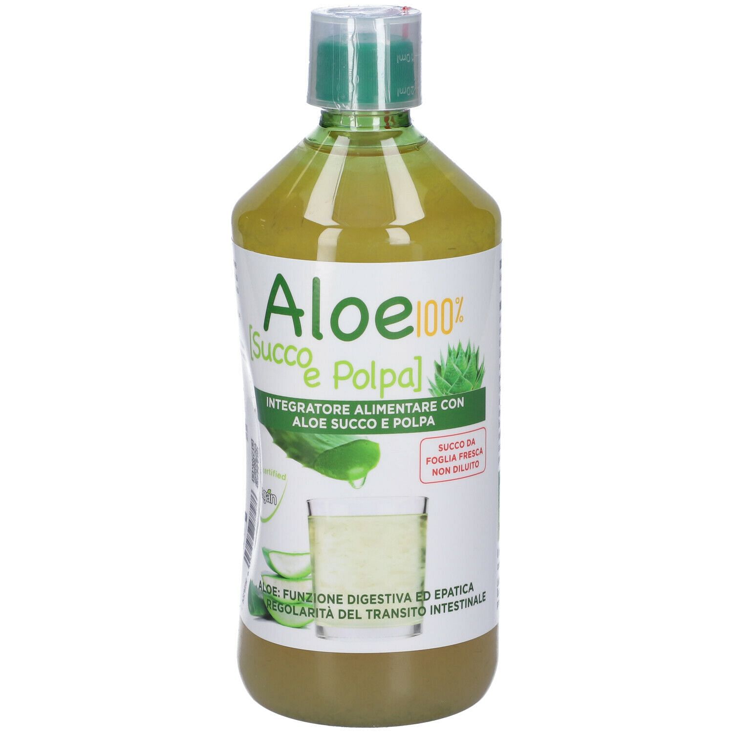 Aloe Succo E Polpa 100% 1 Litro