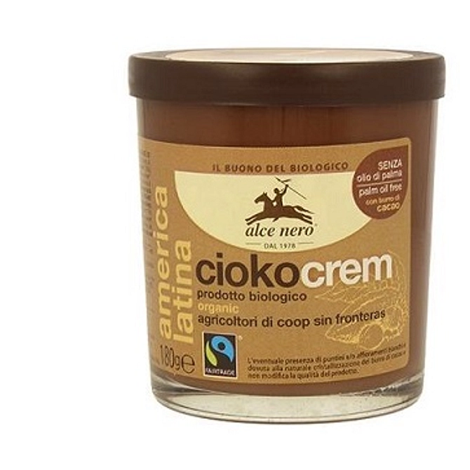 Ciokocrem Crema Spalmabile Bio Alla Nocciola Fairtrade 180 G