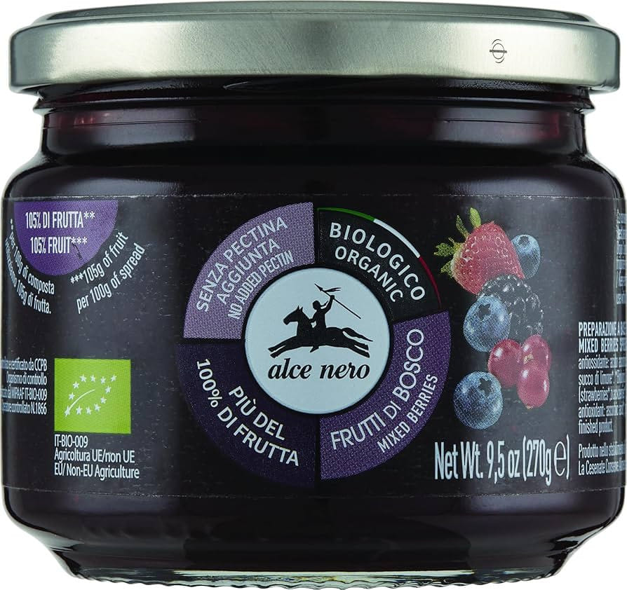 COMPOSTA DI FRUTTI DI BOSCO BIO 270 G