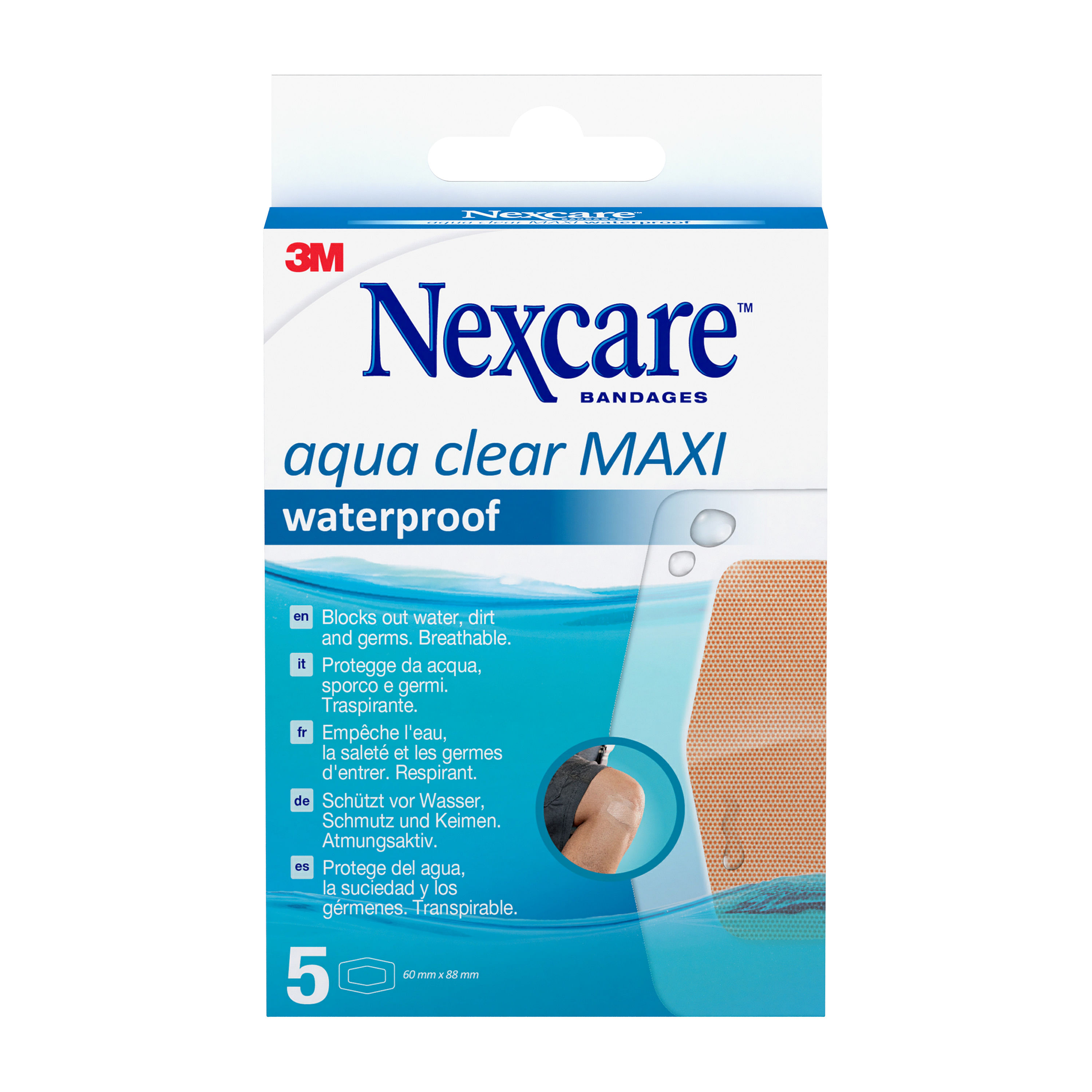 Cerotto Nexcare Aqua 360 60 X89 Maxi 5 Pezzi