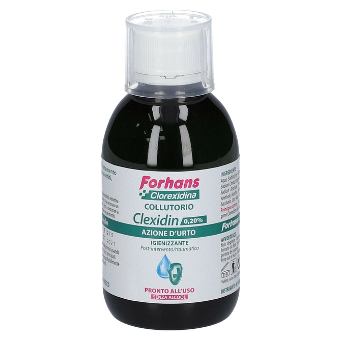 Forhans Clexidin 0,20 Senza Alcool 200 Ml