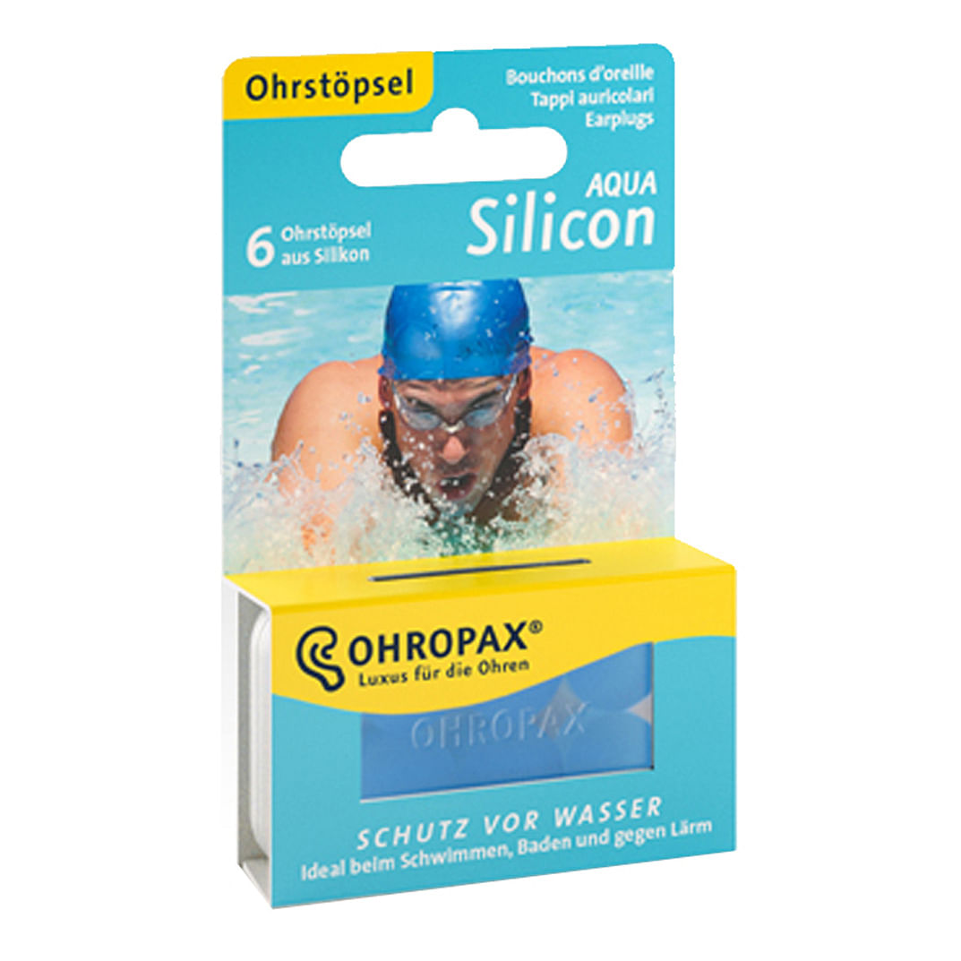 Tappo Auricolare Silicone Aqua Ohropax 6 Pezzi