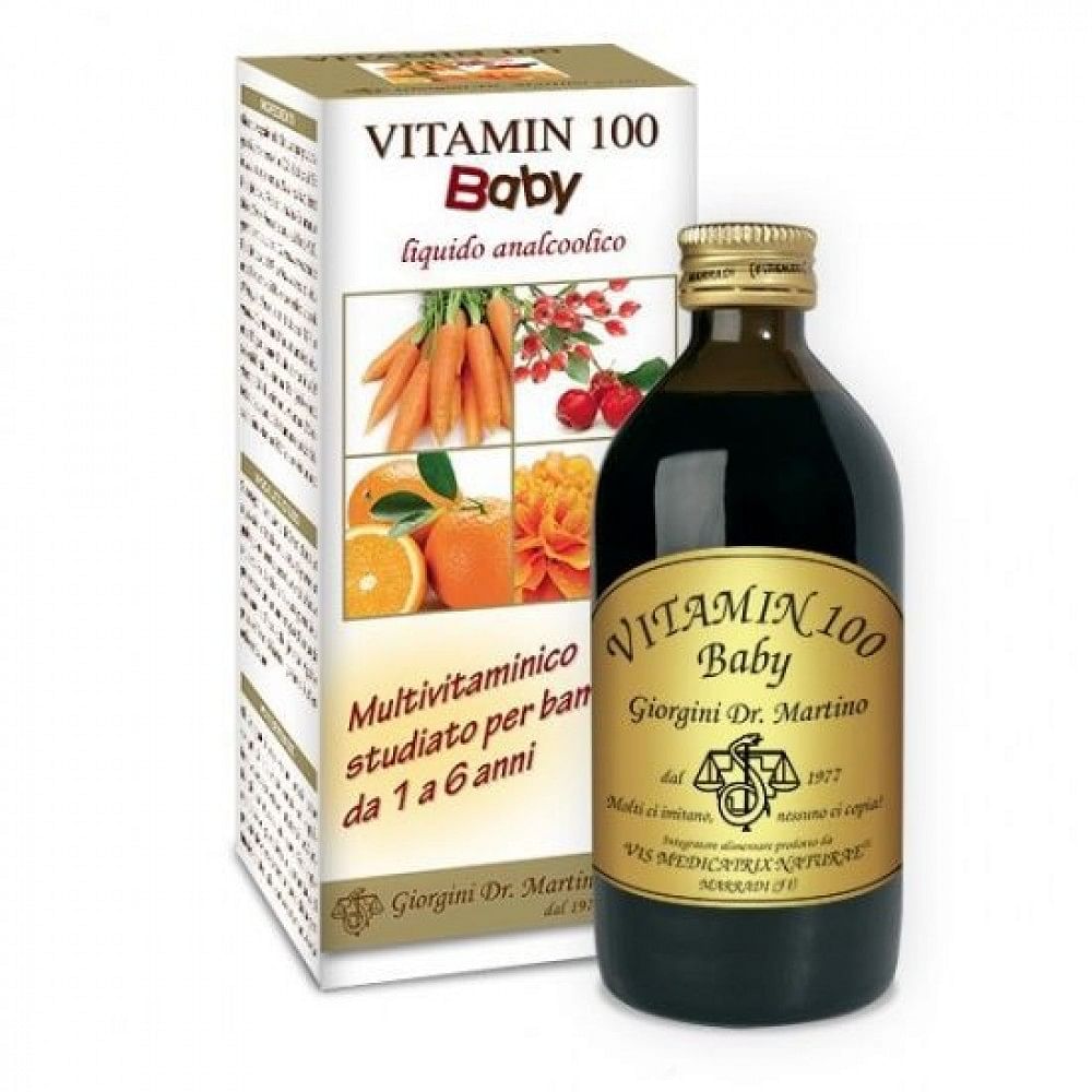 Vitamin 100 Baby Liquido Analcolico 200 Ml