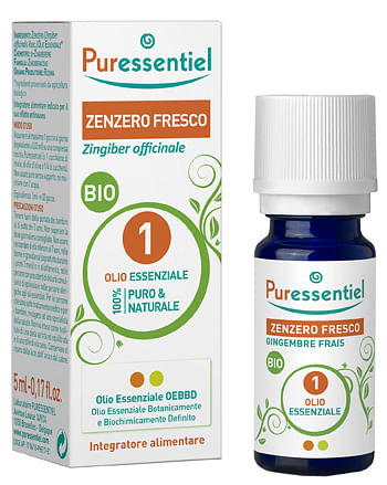 Puressentiel Zenzero Fresco Olio Essenziale Bio 5 Ml