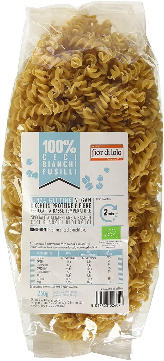 Fusilli Di Ceci Bianchi Bio 250 G