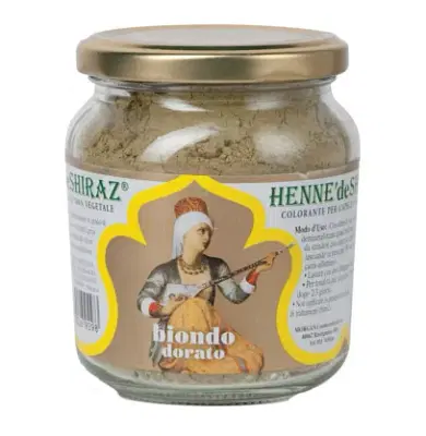 HENNE' DE SHIRAZ COLORANTE PER CAPELLI BIONDO DORATO 150 G HENNE' DE SHIRAZ COLORANTE PER CAPELLI BIONDO DORATO 150 G