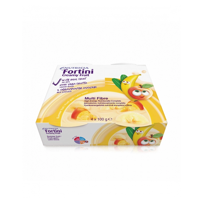 Fortini Creamy Fruit Multi Fibre Frutti Gialli 4 X100 G