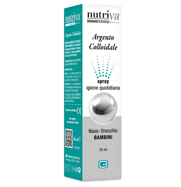 Nutriva Argento Colloidale Naso/Orecchie 30 Ml