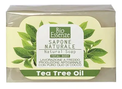 BIO ESSENZE SAPONE NATURALE TEA TREE OIL 100 G BIO ESSENZE SAPONE NATURALE TEA TREE OIL 100 G