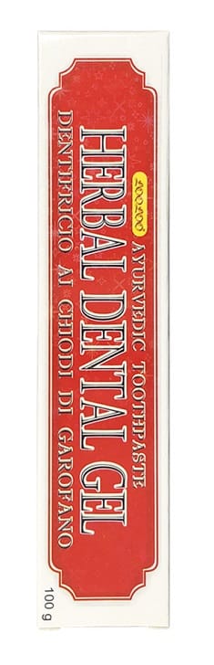 HERBAL DENTAL GEL DENTIFRICIO AYURVEDICO AI CHIODI DI GAROFANO 100 G