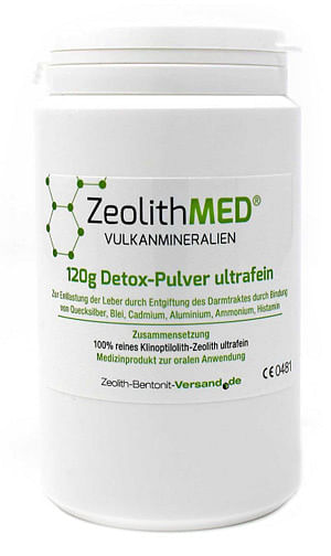 Zeolithmed Minerali Vulcanici Detox Polvere Ultrafine 120 G