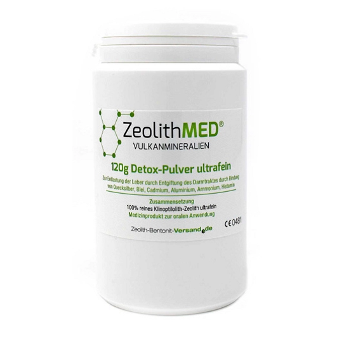 Zeolithmed Minerali Vulcanici Detox Polvere Ultrafine 120 G