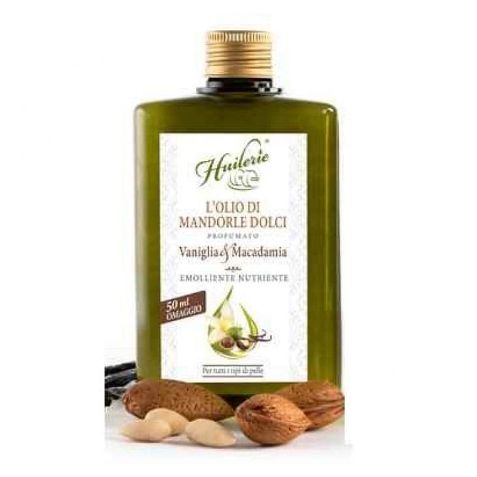 Huilerie L'olio Di Mandorle Dolci Profumato Vaniglia & Macadamia 300 Ml