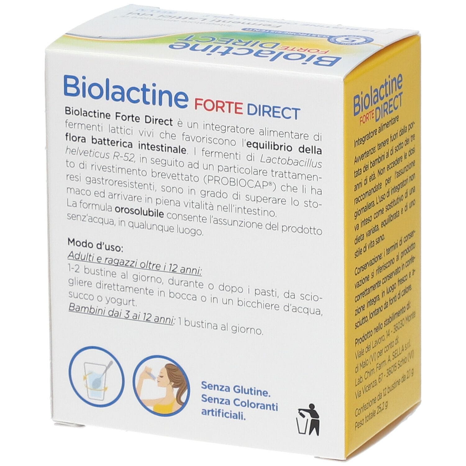 BIOLACTINE FORTE DIRECT 12 BUSTINE