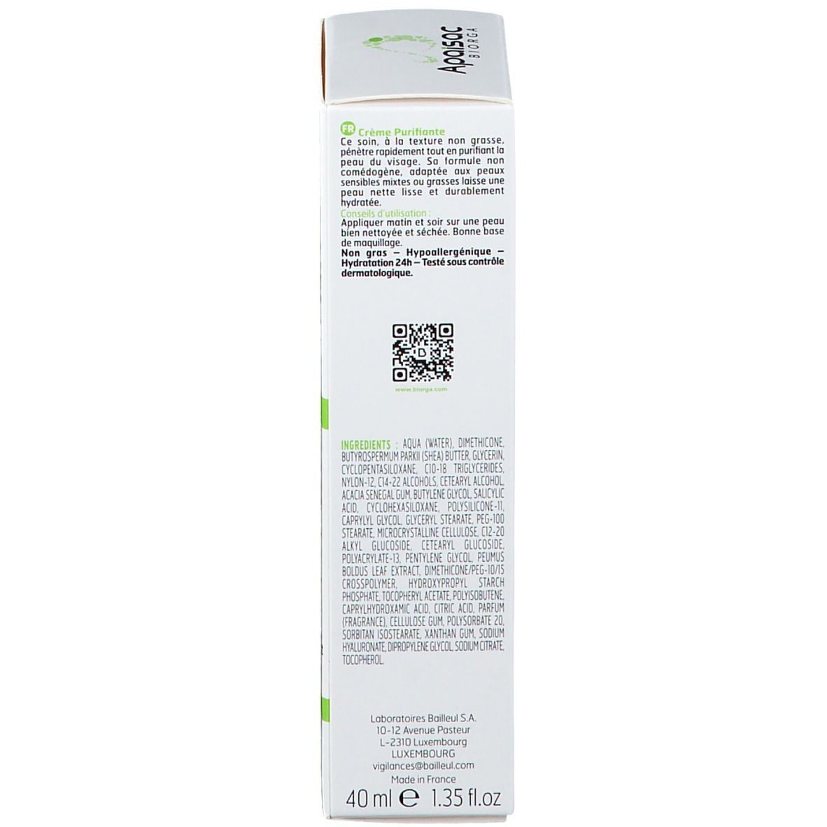 APAISAC EMULSIONE ANTI IMPERFEZIONI PURIFICANTE 40 ML