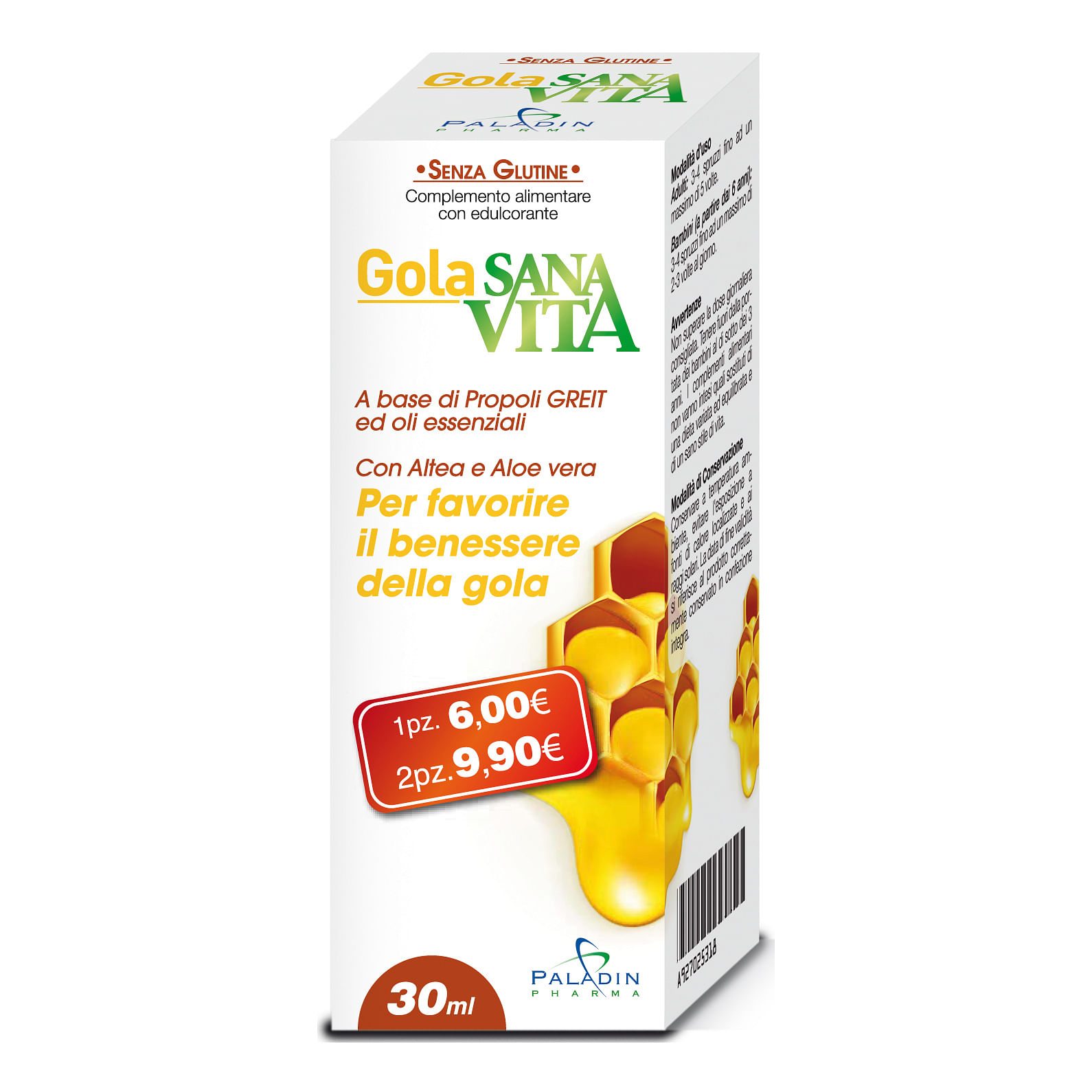 Sanavita Gola Spray 30 Ml