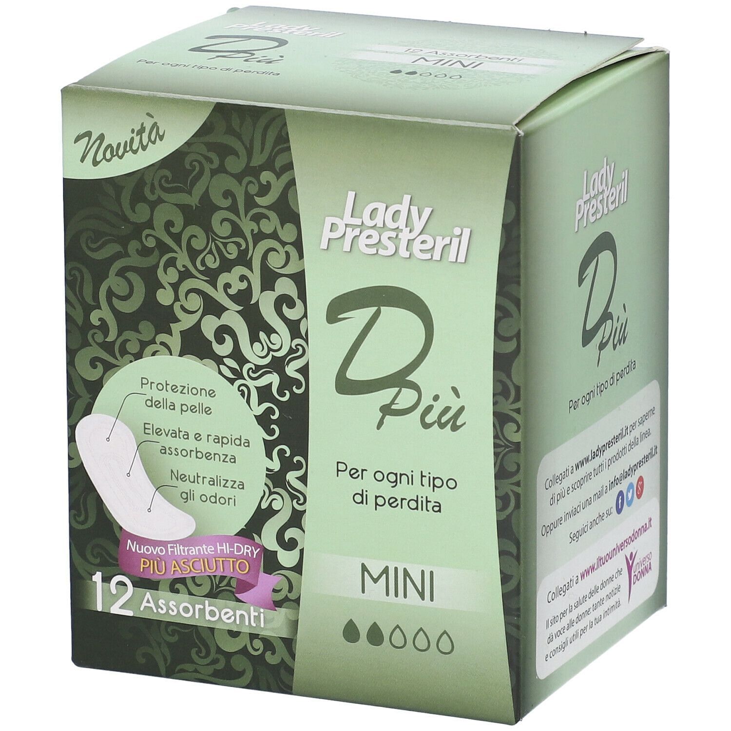 Lady Presteril Dpiu' Mini 12 Pezzi