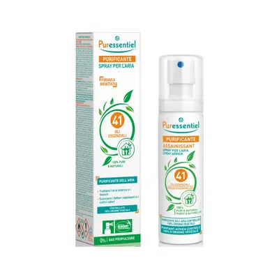 PURESSENTIEL SPRAY PURIFICANTE 41 OLI ESSENZIALI 75 ML PURESSENTIEL SPRAY PURIFICANTE 41 OLI ESSENZIALI 75 ML